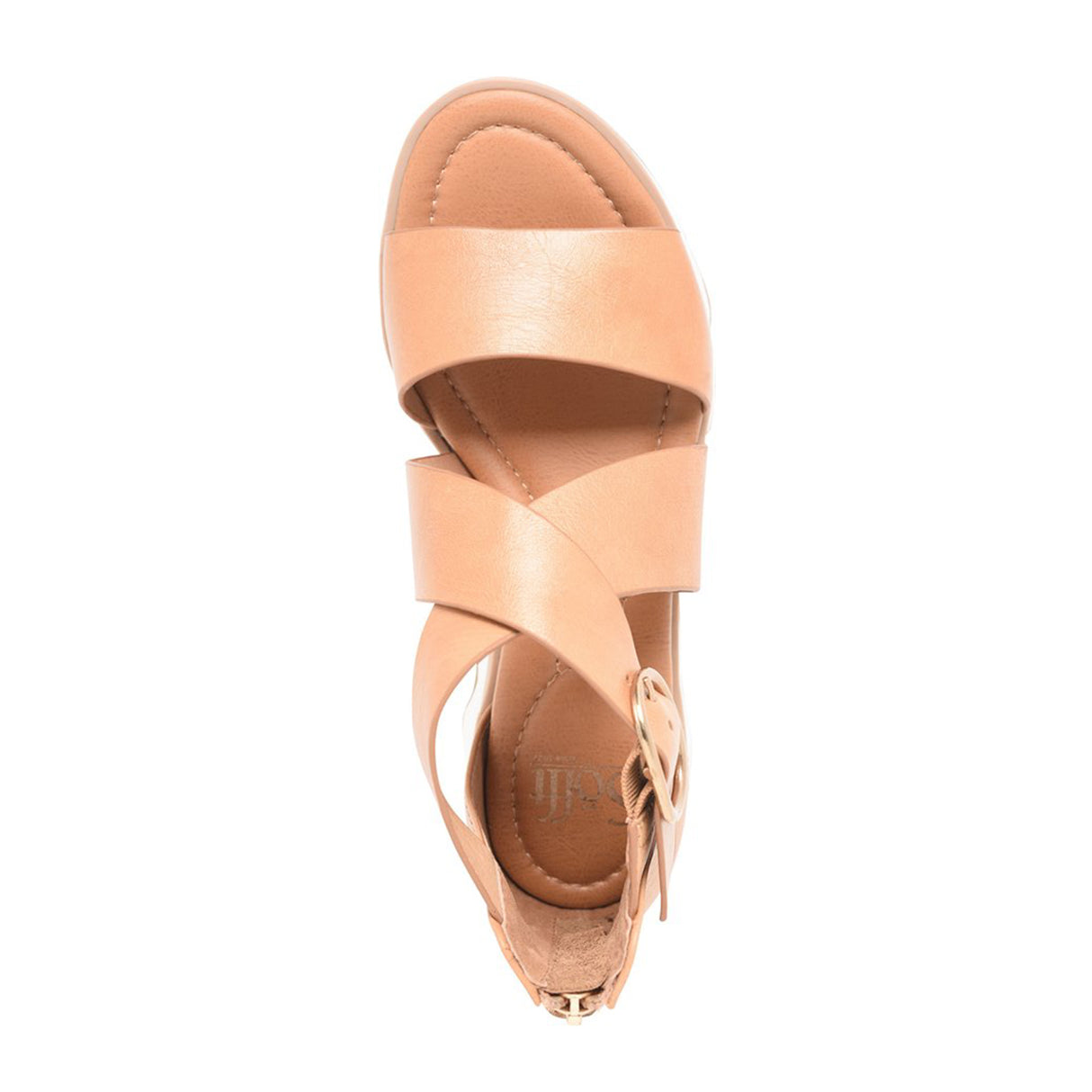Sofft Mackenna Sandal (Women) - Caramel Sandal - Backstrap - The Heel Shoe Fitters