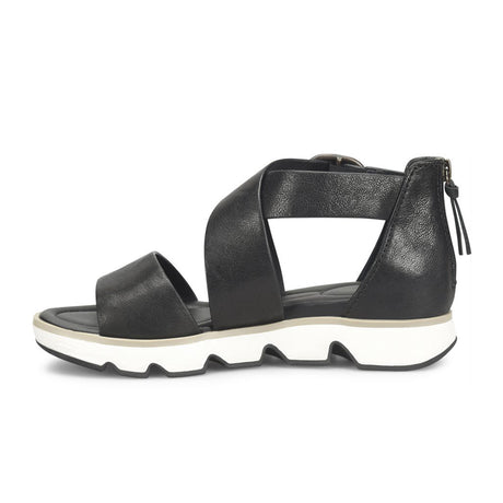 Sofft Mackenna (Women) - Black Sandal - Backstrap - The Heel Shoe Fitters
