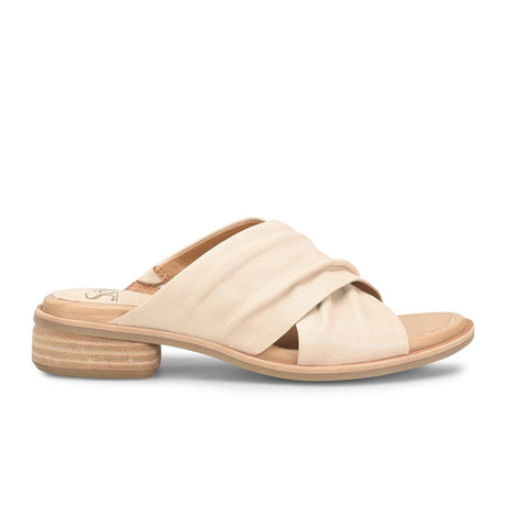 Sofft Fallon (Women) - Tapioca Grey Sandals - Heel/Wedge - The Heel Shoe Fitters