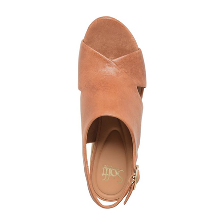 Sofft Liv Heeled Sandal (Women) - Luggage Sandal - Heel/Wedge - The Heel Shoe Fitters