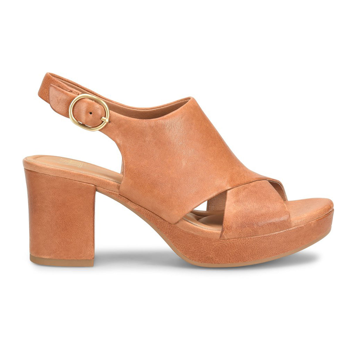 Sofft Liv Heeled Sandal (Women) - Luggage Sandals - Heel/Wedge - The Heel Shoe Fitters