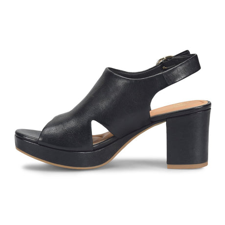 Sofft Liv (Women) - Black Sandals - Heel/Wedge - The Heel Shoe Fitters