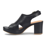 Sofft Liv Heeled Sandal (Women) - Black Sandals - Heel/Wedge - The Heel Shoe Fitters