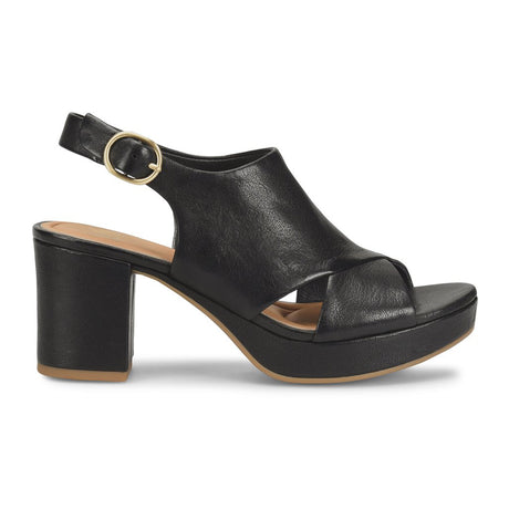 Sofft Liv (Women) - Black Sandals - Heel/Wedge - The Heel Shoe Fitters