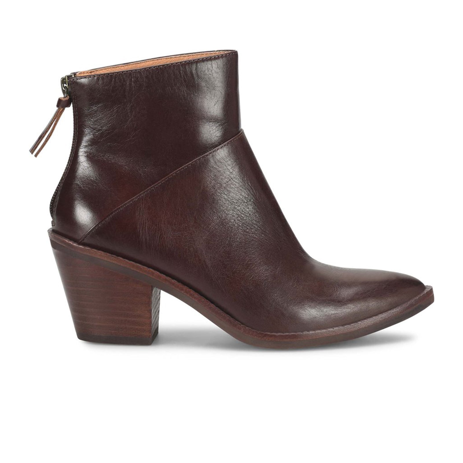 Sofft Marley Ankle Boot Women Chocolate The Heel Shoe Fitters