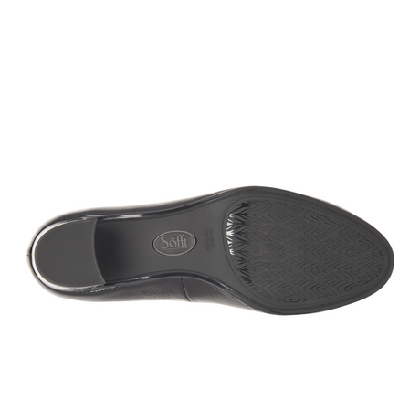 Sofft Anna Marie Pump (Women) - Black Crinkle Patent Dress-Casual - Heels - The Heel Shoe Fitters