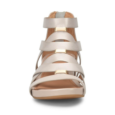Sofft Vivi Wedge Sandal (Women) - Champagne Sandal - Heel/Wedge - The Heel Shoe Fitters