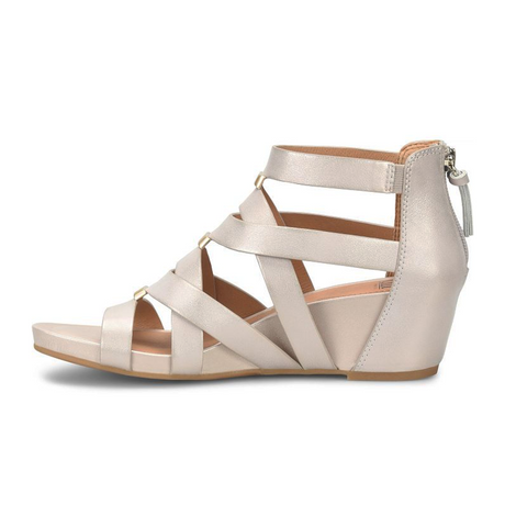 Sofft Vivi Wedge Sandal (Women) - Champagne Sandal - Heel/Wedge - The Heel Shoe Fitters