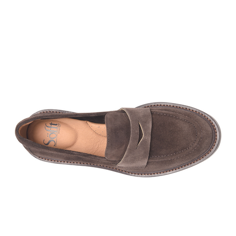 Sofft Mara Loafer (Women) - Lince Dark Brown Dress-Casual - Loafers - The Heel Shoe Fitters