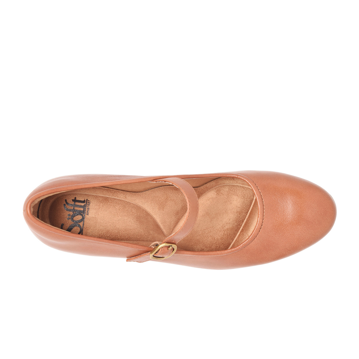 Sofft Adalaide Heeled Mary Jane (Women) - Luggage Dress-Casual - Heels - The Heel Shoe Fitters