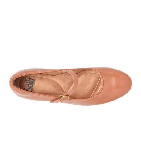 Sofft Adalaide Heeled Mary Jane (Women) - Luggage Dress-Casual - Heels - The Heel Shoe Fitters