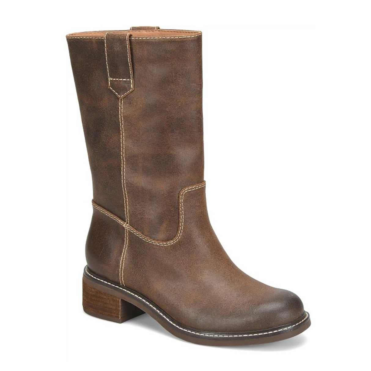 Sofft Tabitha Mid Boot (Women) - Brown Boots - Casual - High - The Heel Shoe Fitters