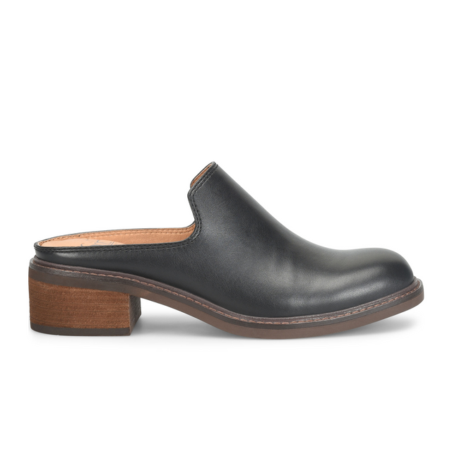 Sofft Trinity Mule (Women) - Black Dress-Casual - Clogs & Mules - The Heel Shoe Fitters