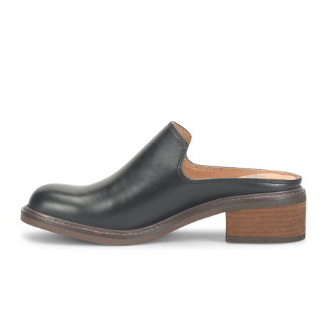 Sofft Trinity Mule (Women) - Black Dress-Casual - Clogs & Mules - The Heel Shoe Fitters