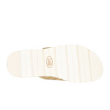 Sofft Gabby Slide Sandal (Women) - Tan Woven Sandal - Slide - The Heel Shoe Fitters