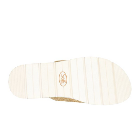 Sofft Gabby Slide Sandal (Women) - Tan Woven Sandal - Slide - The Heel Shoe Fitters