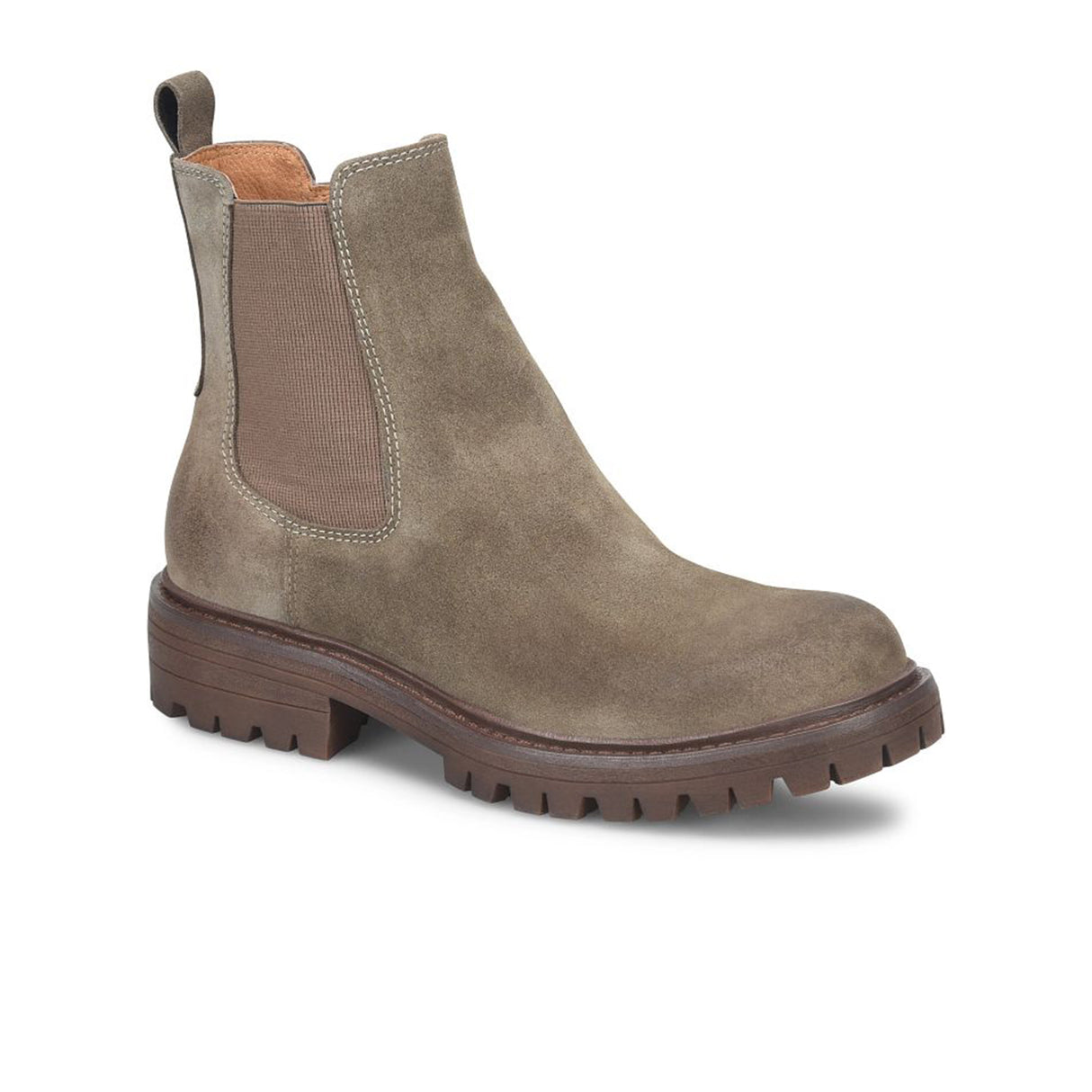 Sofft Amanda Ankle Boot (Women) - Dark Taupe Boots - Casual - Mid - The Heel Shoe Fitters