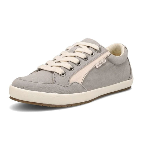 Taos Shooting Star Sneaker (Women) - Grey/Beige Athletic - Casual - Lace Up - The Heel Shoe Fitters
