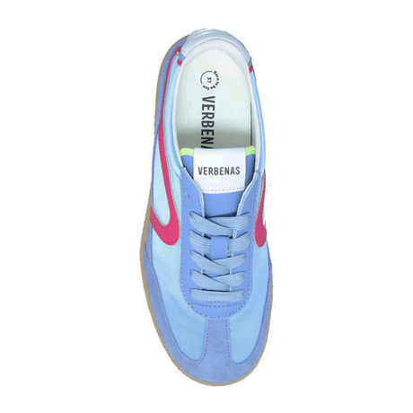 Verbenas Simona Pietra Sneaker (Women) - Sea/Pink/Lima Athletic - Casual - Lace Up - The Heel Shoe Fitters