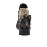 L'Artiste Sipperb Ankle Boot (Women) - Navy Multi Boots - Casual - Low - The Heel Shoe Fitters