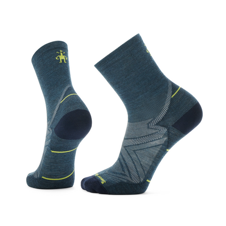 Smartwool Run Zero Cushion Mid Crew Socks (Men) - Twilight Blue Accessories - Socks - Lifestyle - The Heel Shoe Fitters