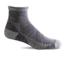 Sockwell Elevate Quarter Compression Sock (Men) - Light Grey Accessories - Socks - Performance - The Heel Shoe Fitters
