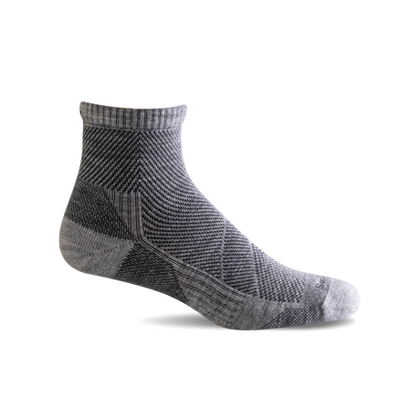 Sockwell Elevate Quarter (Men) - Light Grey Accessories - Socks - Performance - The Heel Shoe Fitters
