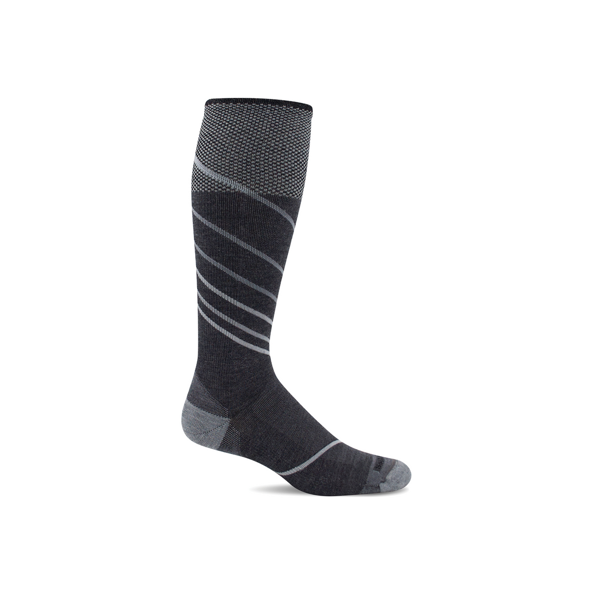 Sockwell Pulse Over the Calf Compression Sock (Men) - Charcoal – The ...