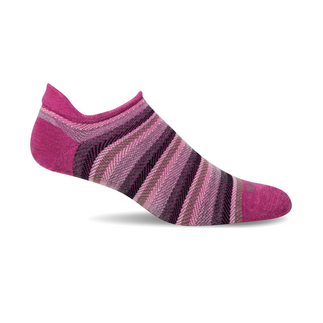Sockwell Tipsy No Show Sock (Women) - Raspberry Accessories - Socks - Lifestyle - The Heel Shoe Fitters