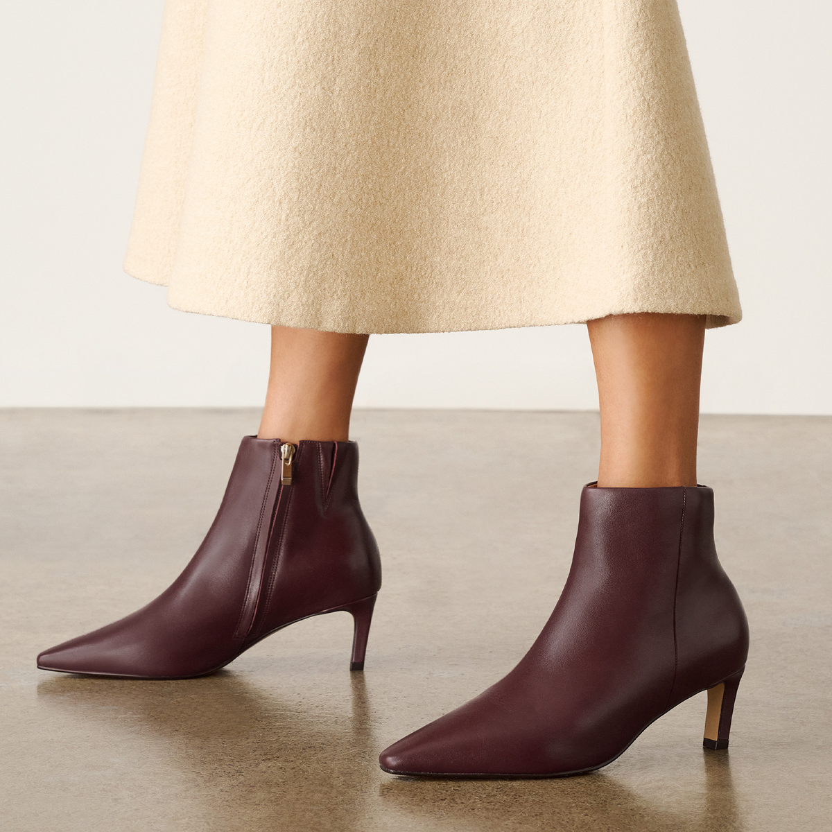 Frankie4 Suki Heeled Boot (Women) - Cherry