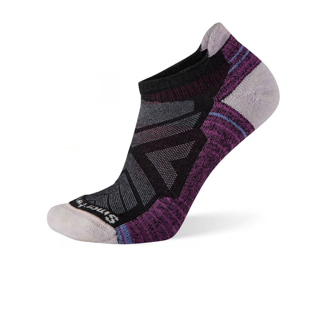 Smartwool PhD Hike Light Cushion Low Ankle Sock (Women) - Charcoal/Light Gray Socks - Perf - Low Cut - The Heel Shoe Fitters