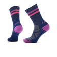 Smartwool Hike Light Cushion Crew Sock (Women) - Deep Navy/Power Pink Accessories - Socks - Performance - The Heel Shoe Fitters