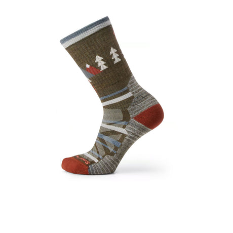 Smartwool Hike Light Cushion Under The Stars Crew Sock (Women) - Military Olive Accessories - Socks - Performance - The Heel Shoe Fitters