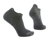 Smartwool Run Zero Cushion Low Ankle (Men) - Medium Gray