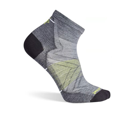 Smartwool Run Zero Cushion Ankle Sock (Men) - Medium Grey Accessories - Socks - Performance - The Heel Shoe Fitters
