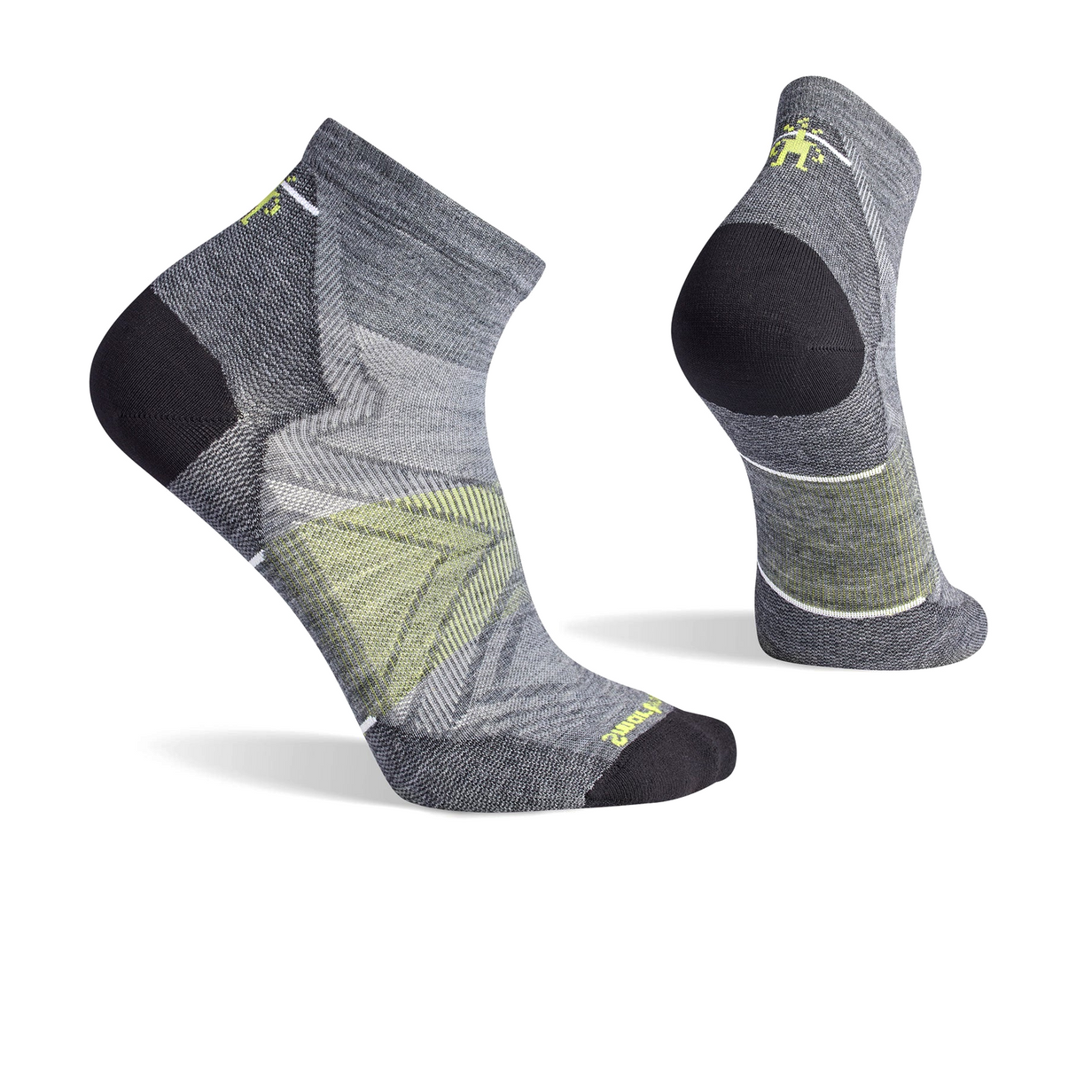 Smartwool Run Zero Cushion Ankle Sock (Men) - Medium Grey