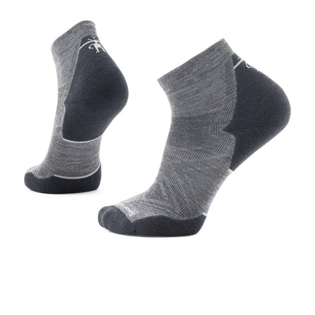 Smartwool Run Targeted Cushion Ankle Sock (Men) - Medium Gray Accessories - Socks - Performance - The Heel Shoe Fitters