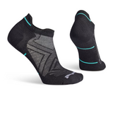 Smartwool Run Zero Cushion Low Ankle Sock (Women) - Black Accessories - Socks - Performance - The Heel Shoe Fitters