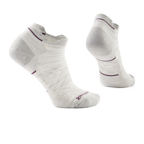 Smartwool Run Zero Cushion Low Ankle Sock (Women) - Ash Accessories - Socks - Performance - The Heel Shoe Fitters