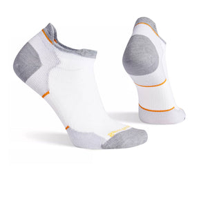 Smartwool Run Zero Cushion Low Ankle Sock (Women) - White Accessories - Socks - Performance - The Heel Shoe Fitters