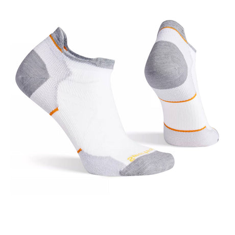 Smartwool Run Zero Cushion Low Ankle Sock (Women) - White Accessories - Socks - Performance - The Heel Shoe Fitters