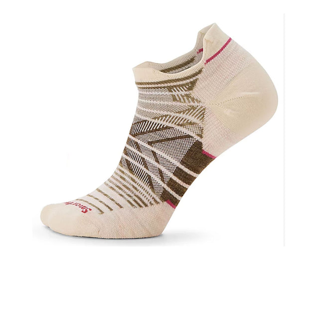 Smartwool Run Zero Cushion Stripe Low Ankle Sock (Women) - Natural Socks - Perf - Low - The Heel Shoe Fitters