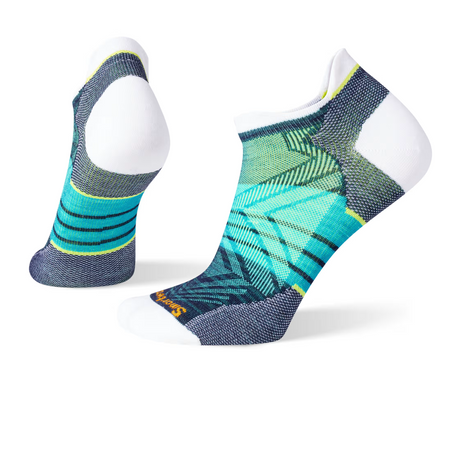 Smartwool Run Zero Cushion Stripe Low Ankle Sock (Women) - White Accessories - Socks - Performance - The Heel Shoe Fitters