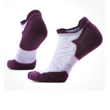 Smartwool Run Targeted Cushion Low Ankle Sock (Women) - Purple/White Accessories - Socks - Performance - The Heel Shoe Fitters