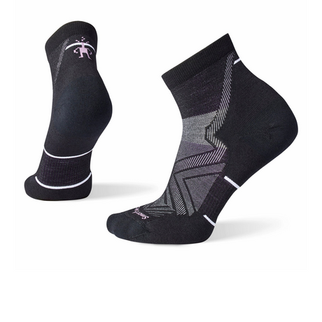 Smartwool Run Targeted Cushion Ankle Sock (Women) - Black Accessories - Socks - Performance - The Heel Shoe Fitters