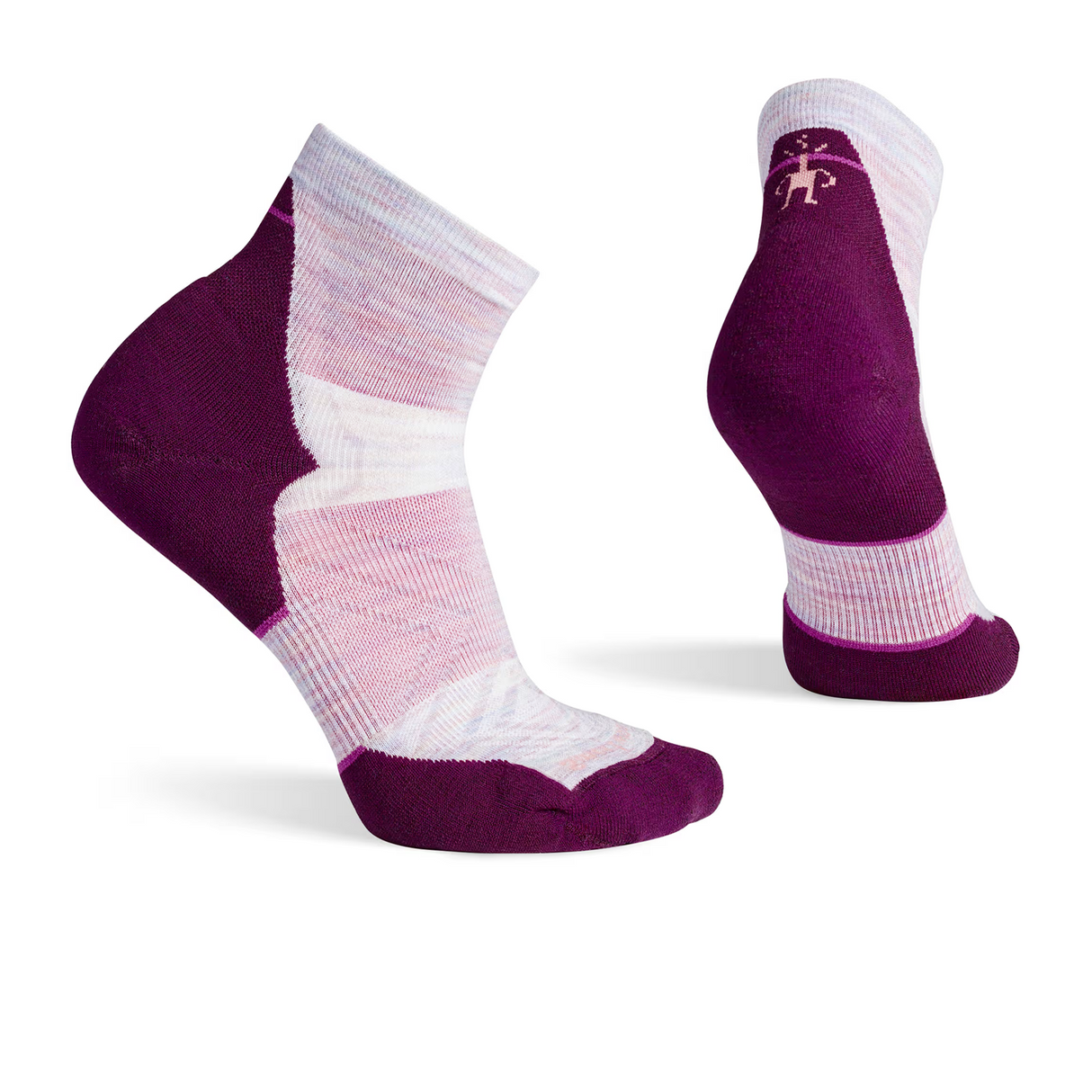 Smartwool Run Targeted Cushion Ankle Sock (Women) - Purple Eclipse Accessories - Socks - Performance - The Heel Shoe Fitters