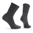 Smartwool Everyday Cable Crew Sock (Women) - Medium Gray Accessories - Socks - Lifestyle - The Heel Shoe Fitters