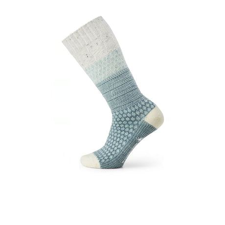 Smartwool Everyday Popcorn Cable Cushion Crew Sock (Unisex) - Pewter Blue Accessories - Socks - Lifestyle - The Heel Shoe Fitters