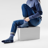 Smartwool Everyday Cozy Popcorn Cable Crew (Unisex) - Serene Blue Accessories - Socks - Lifestyle - The Heel Shoe Fitters
