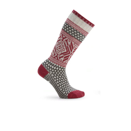 Smartwool Everyday Popcorn Snowflake Pattern Crew Sock (Women) - Ash Accessories - Socks - Lifestyle - The Heel Shoe Fitters